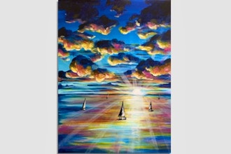 Paint Nite: Sailing into the Sunset III